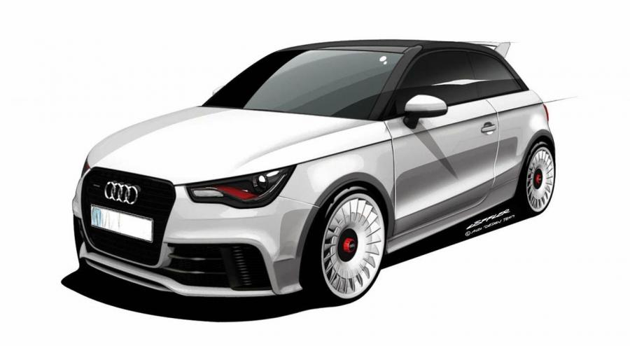 Эскиз Audi A1 Quattro (8X) 2012 года  (фото 51 из 53)